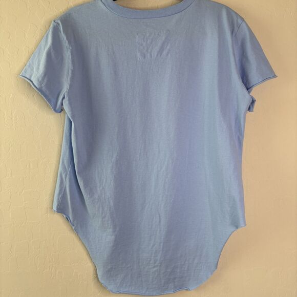 Frank Eileen Theo Perfect Tee Blue - Picture 3 of 5
